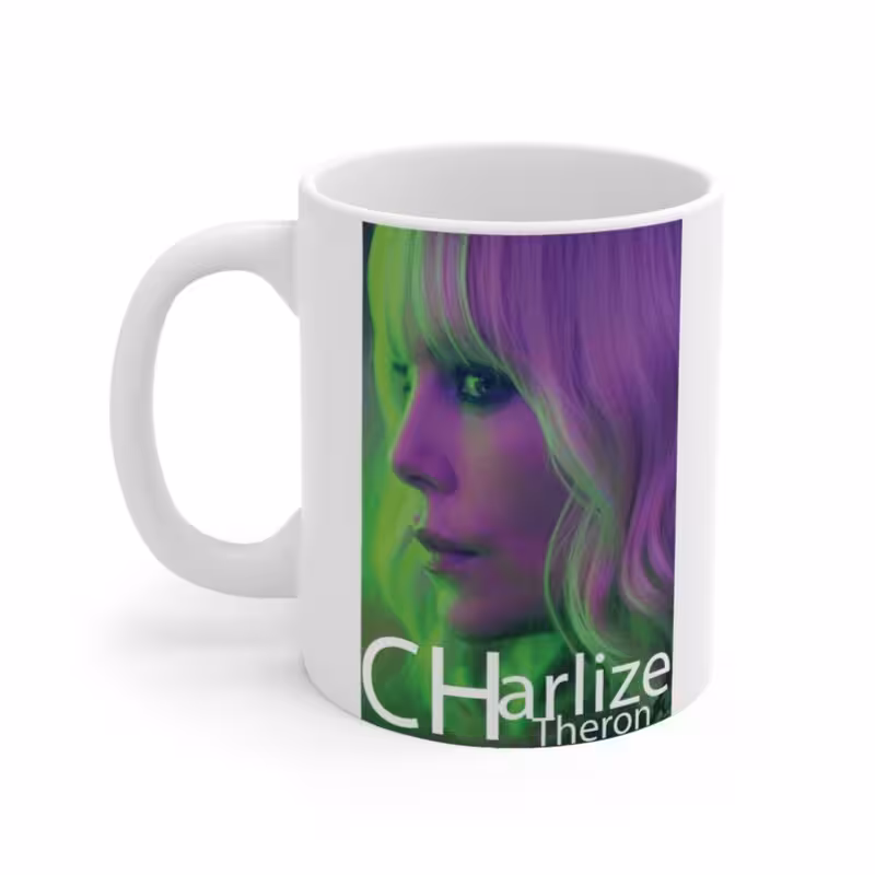 ماگ طرح شارلیز ترون Charlize Theron مدل NM1899
