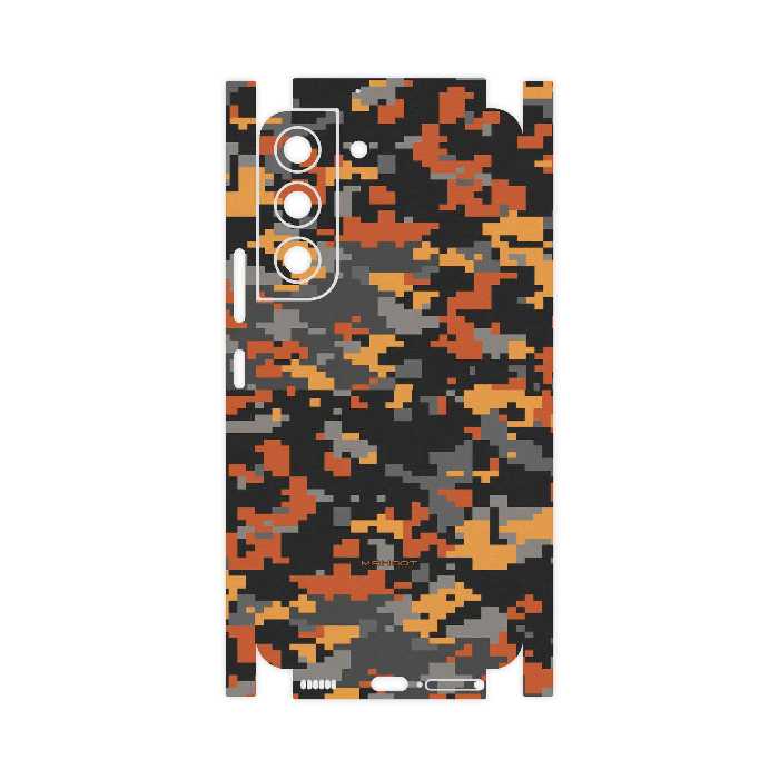 برچسب پوششی ماهوت مدل Army-Autumn-pixel-FullSkin مناسب برای گوشی موبایل سامسونگ Galaxy S22 5G