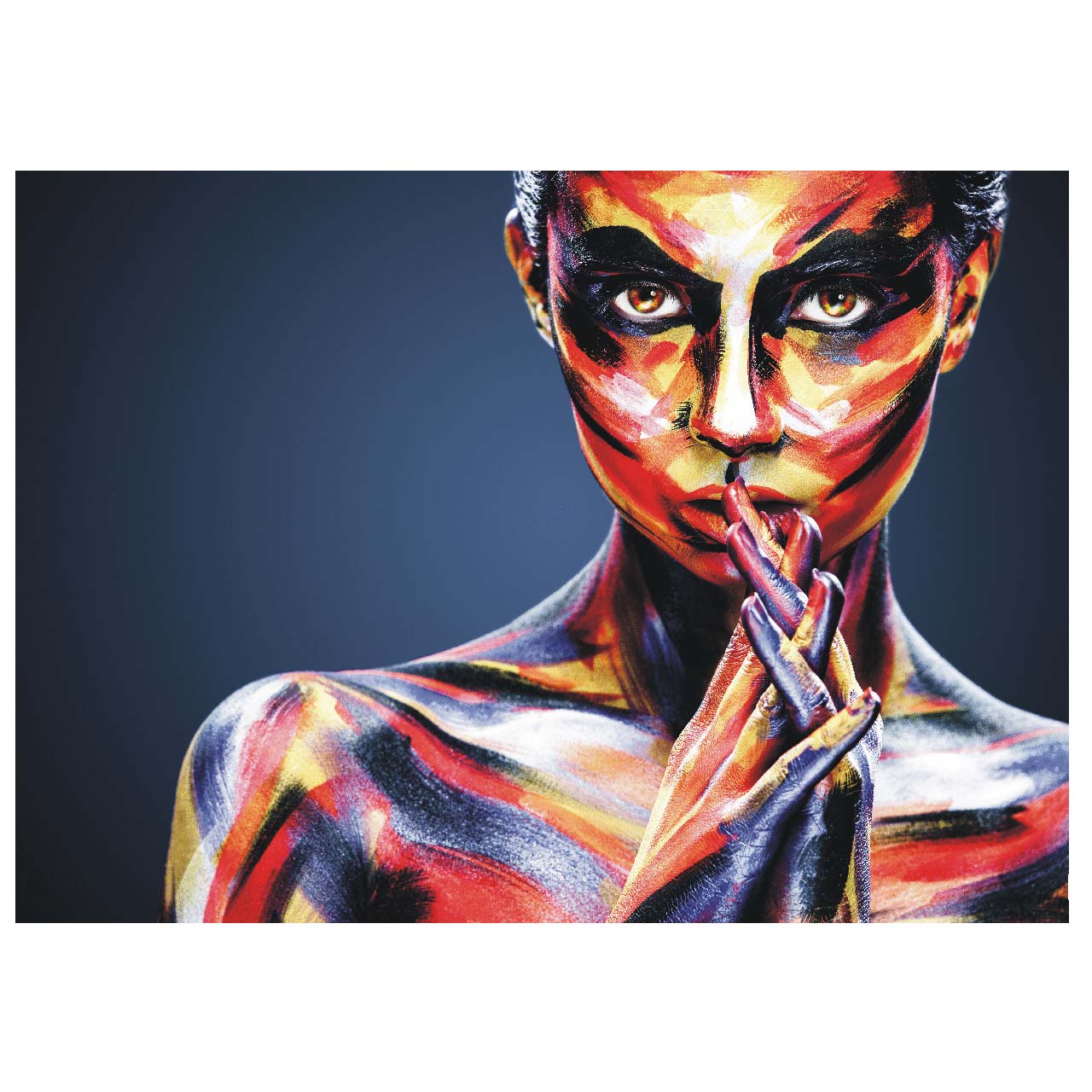 تابلو شاسی طرح نقاشی مدرن کد 401