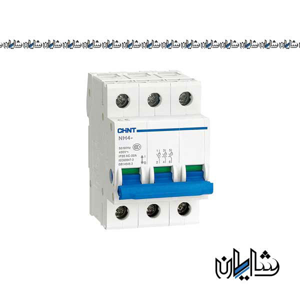 کلید قطع و وصل سه پل 63 آمپر چینت مدل NH4