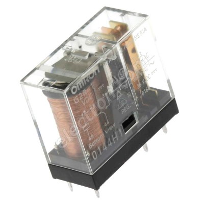 رله 18 ولت امرون یک کنتاکت 16 امپر 6 پایه