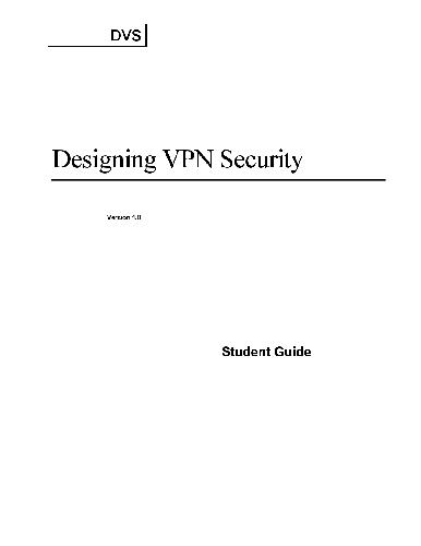خرید و دانلود نسخه کامل کتاب Cisco Designing VPN Security