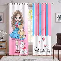 پرده سه بعدی اتاق دختر WA-2419