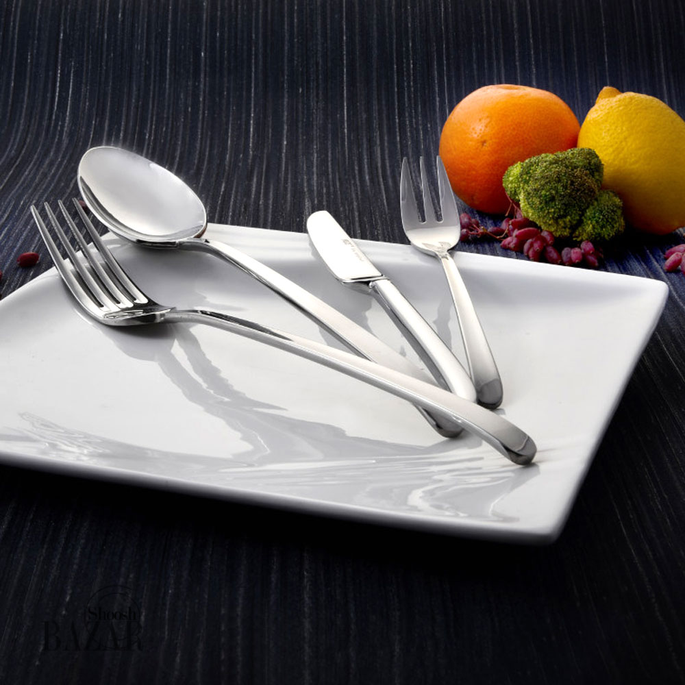 سرویس قاشق و چنگال 147 پارچه ام جی اس مدل دورتمند