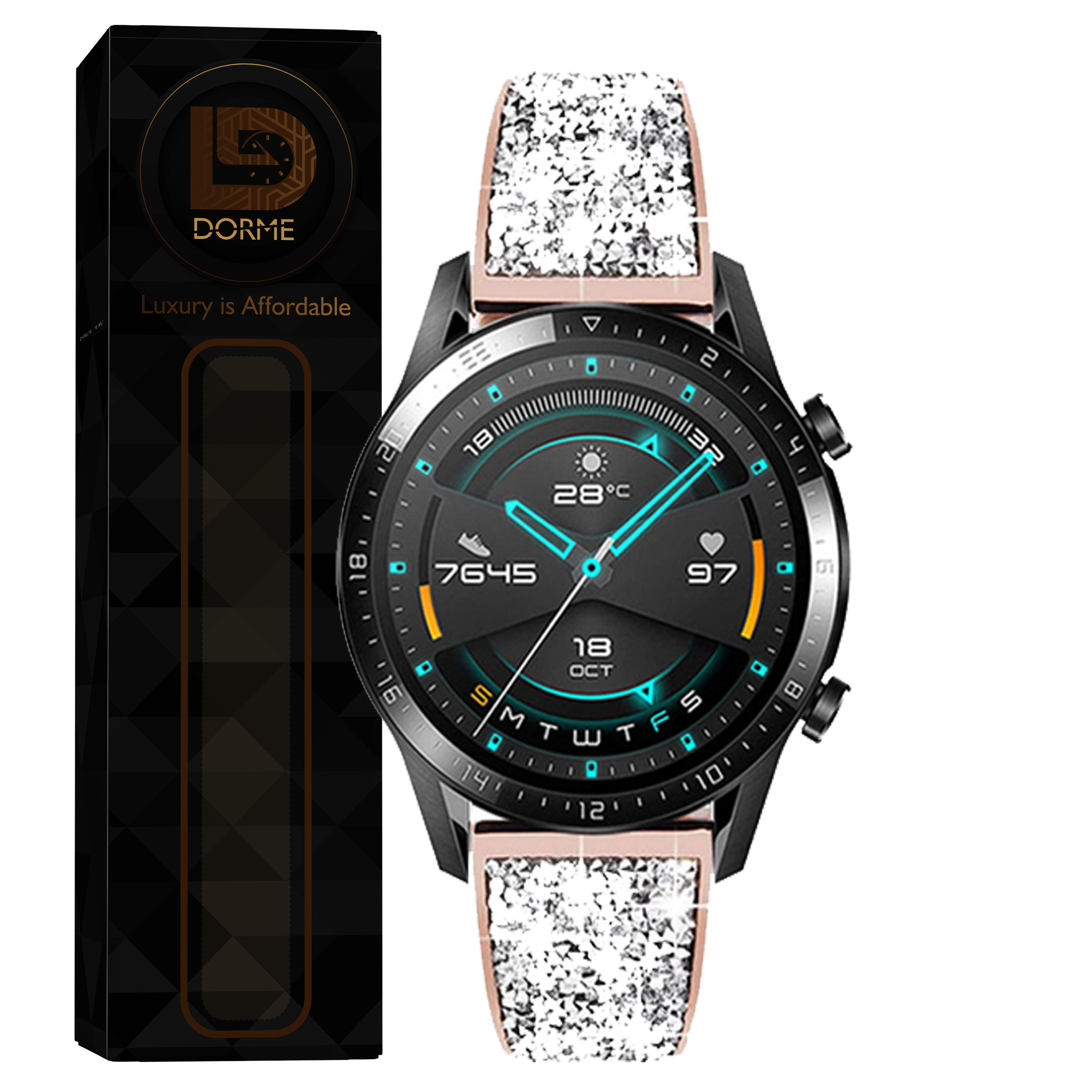 بند درمه مدل Diamond مناسب برای ساعت هوشمند گارمین Forerunner 745