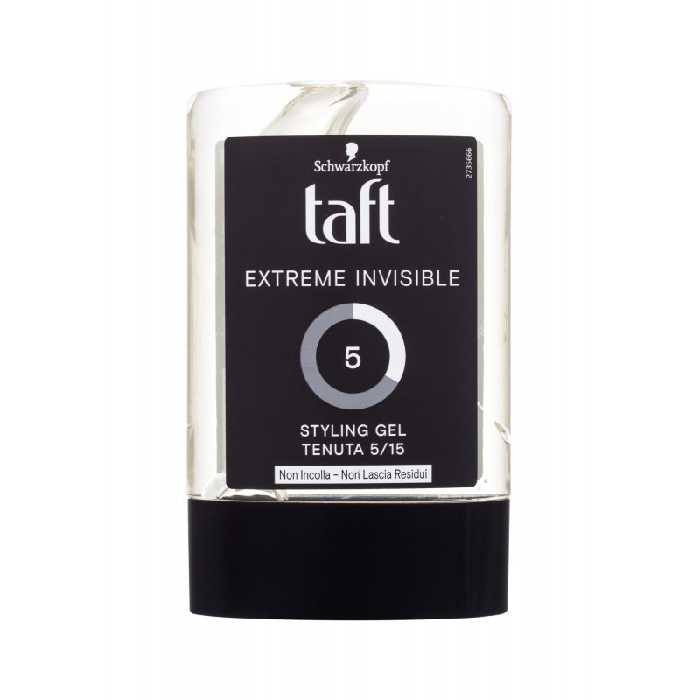 ژل حالت دهنده مو تافت مدل Extreme Invisible 5 حجم 300 میلی لیتر