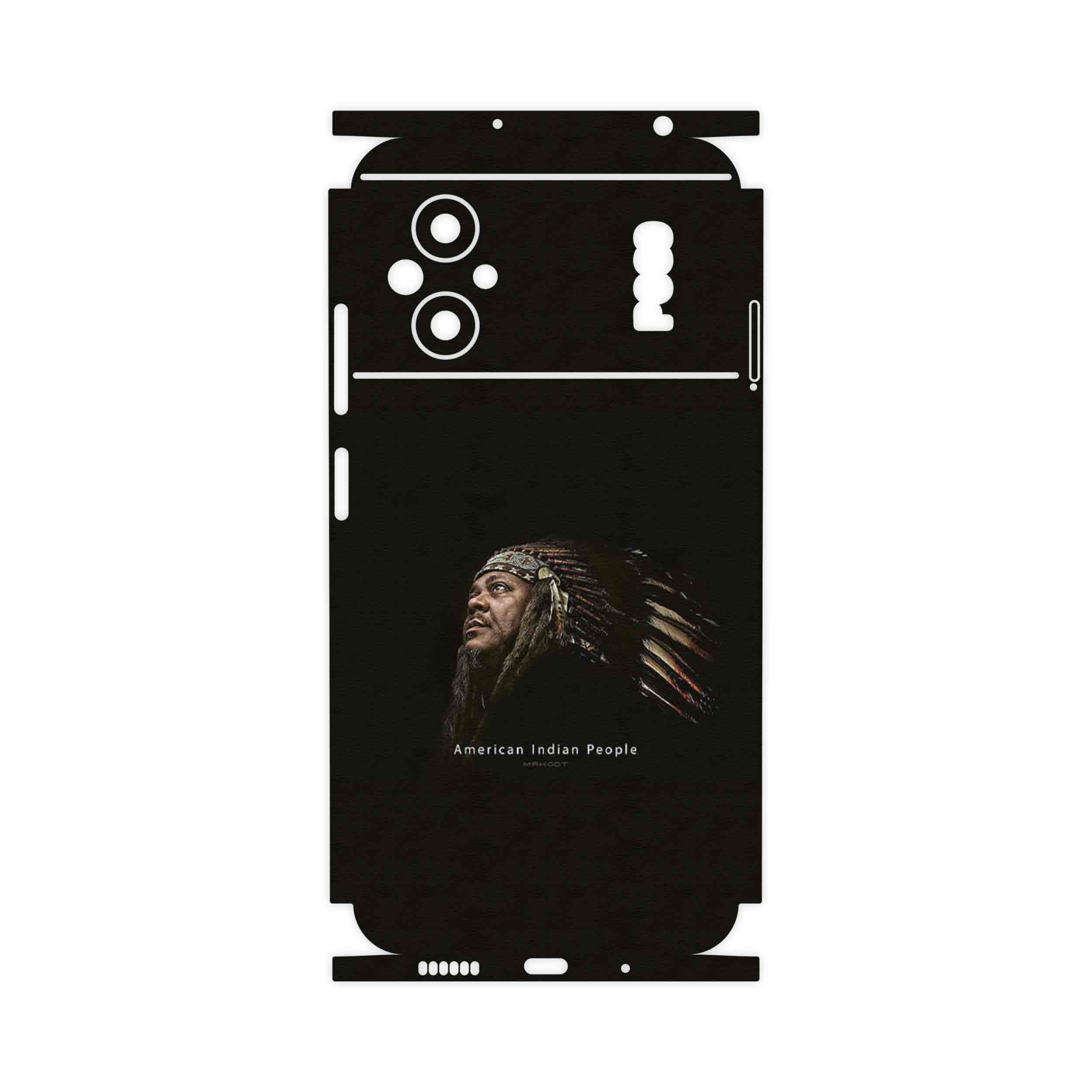 برچسب پوششی ماهوت مدل Portrait of an Indian Man-FullSkin مناسب برای گوشی موبایل شیائومی Poco M5