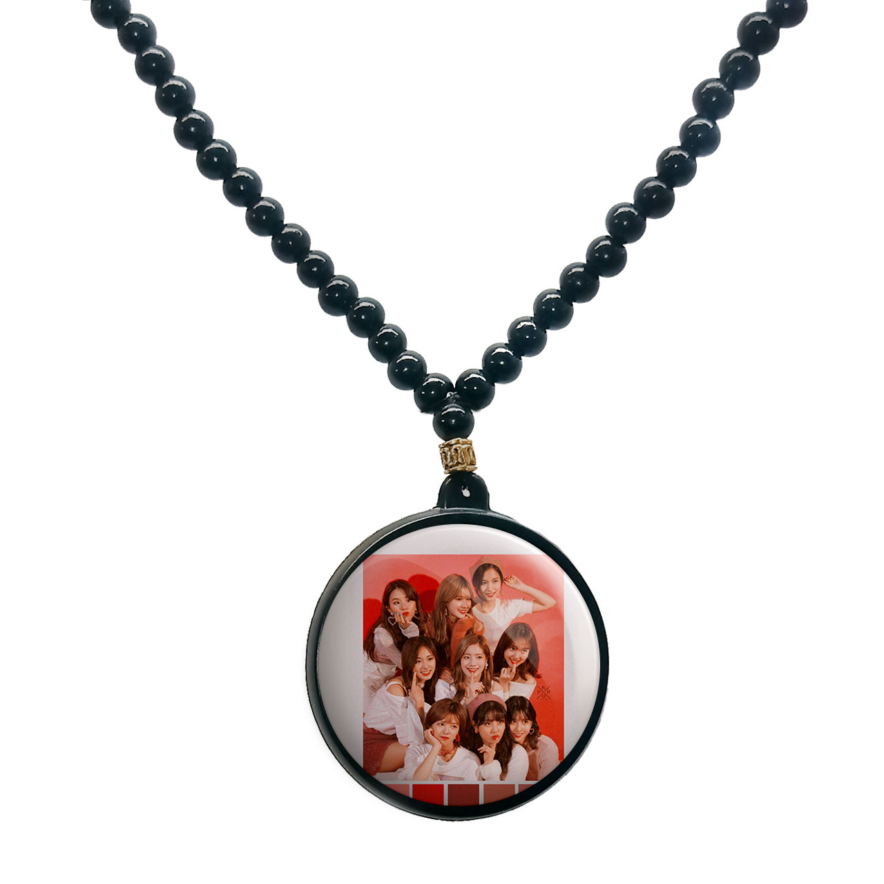 گردنبند پرمانه طرح تو ایس کد pmd.18381 مدل دو طرفه