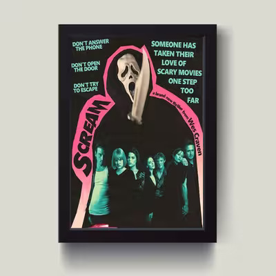 تابلو مدل Scream کدS1606-b