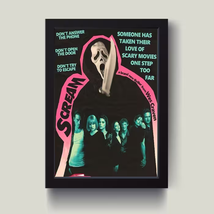 تابلو مدل Scream کدS1606-b