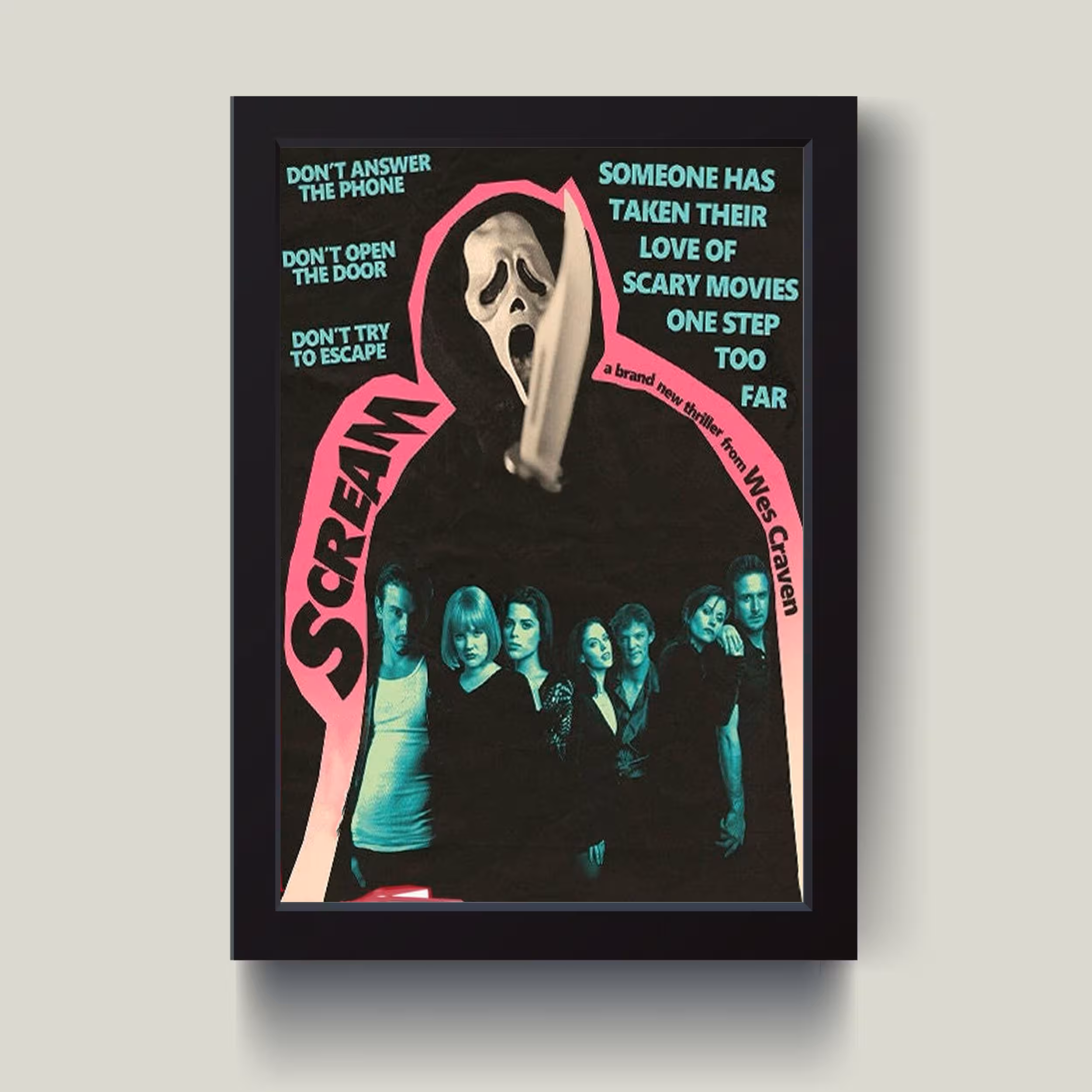 تابلو مدل Scream کدS1606-b