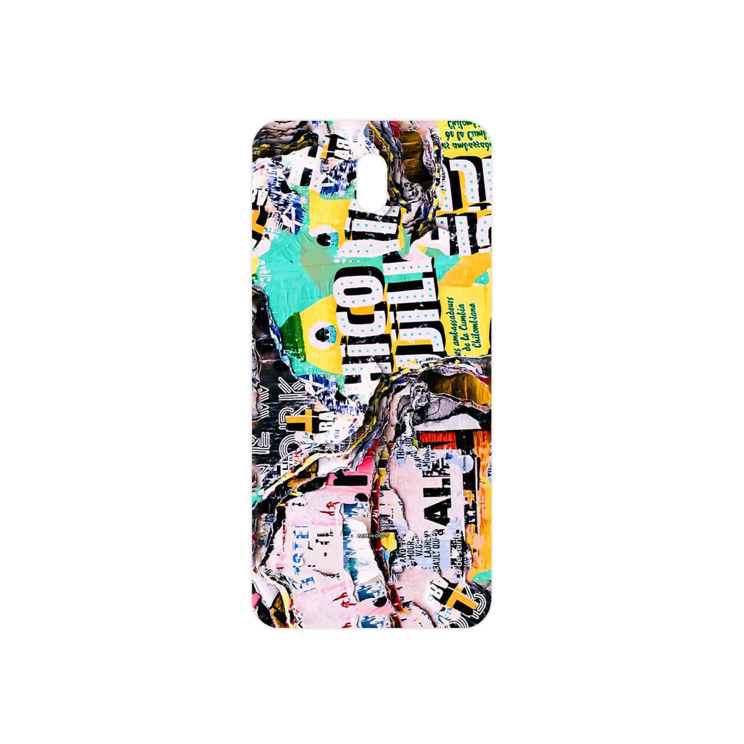 برچسب پوششی ماهوت مدل Collage of Teared Paper مناسب برای گوشی موبایل نوکیا 3.2 TA-1156