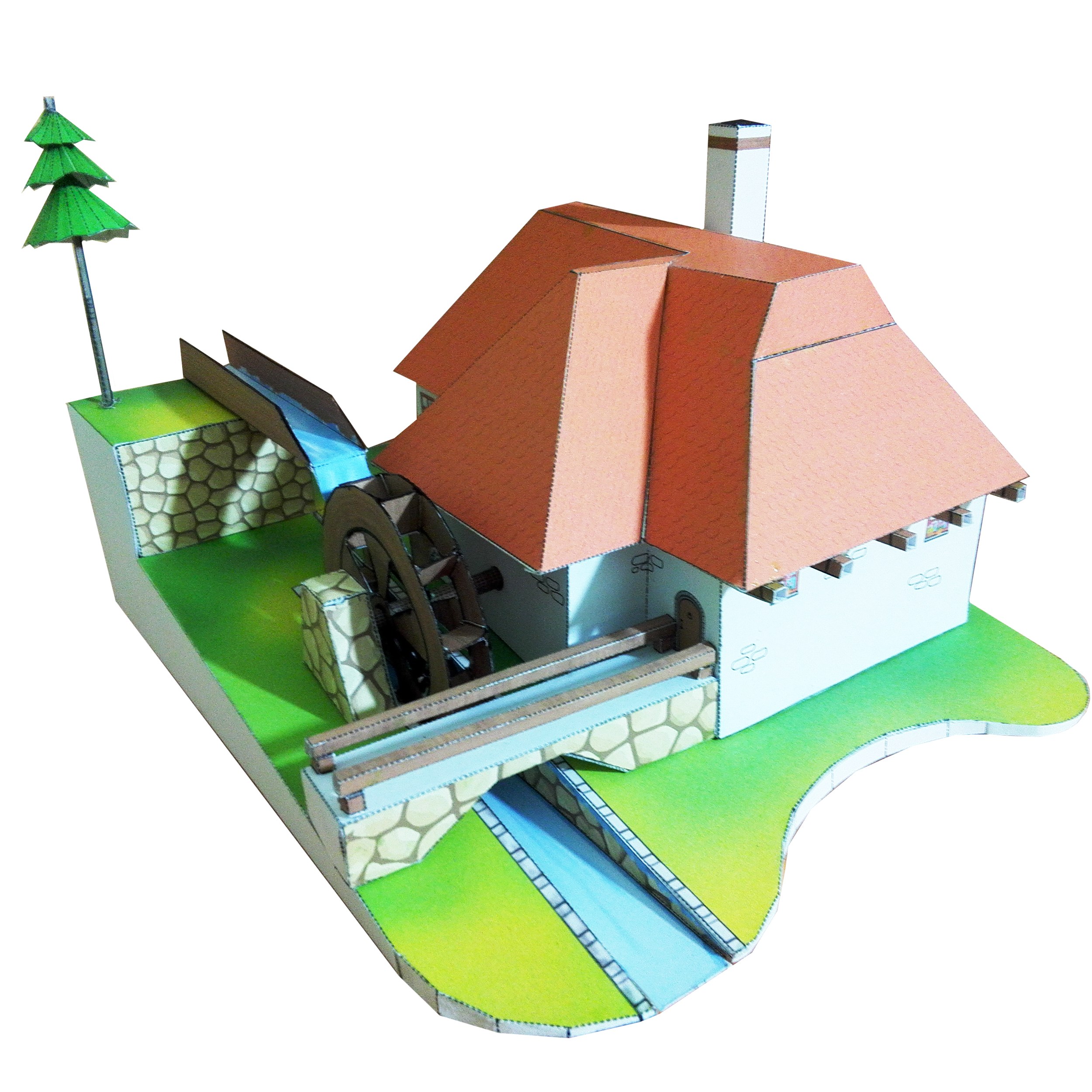 کیت ساخت ماکت آسیاب آبی