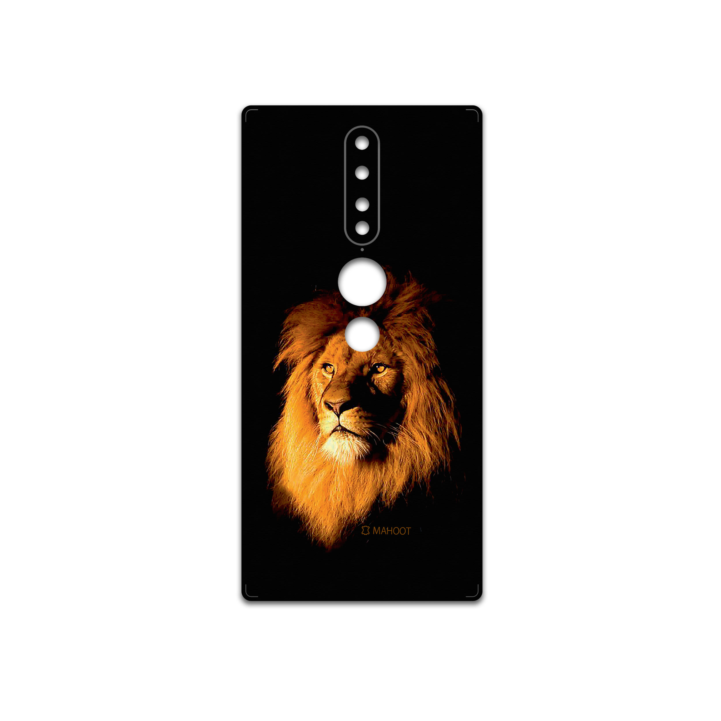 برچسب پوششی ماهوت مدل Lion مناسب برای گوشی موبایل لنوو Phab2 Pro