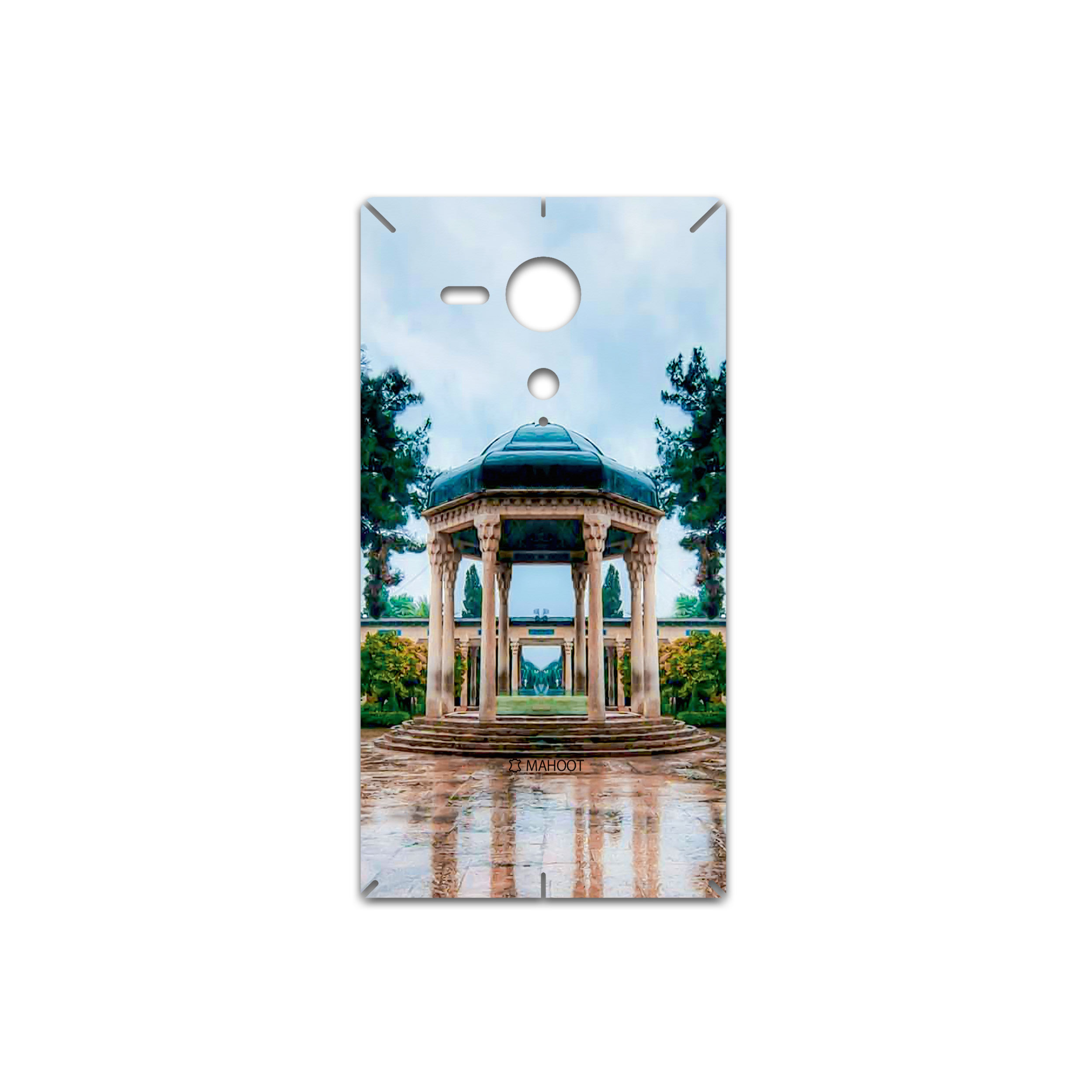 برچسب پوششی ماهوت مدل HAFEZ-Tomb مناسب برای گوشی موبایل سونی Xperia SP
