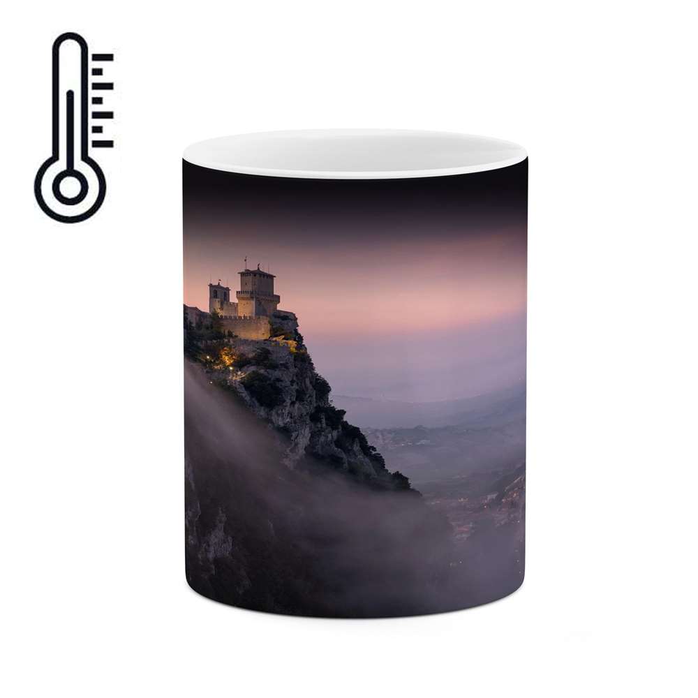 ماگ حرارتی کاکتی طرح منظره مدل mgh16020