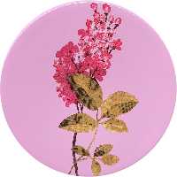 بشقاب دیوارکوب سفالی مدل گل کد 8