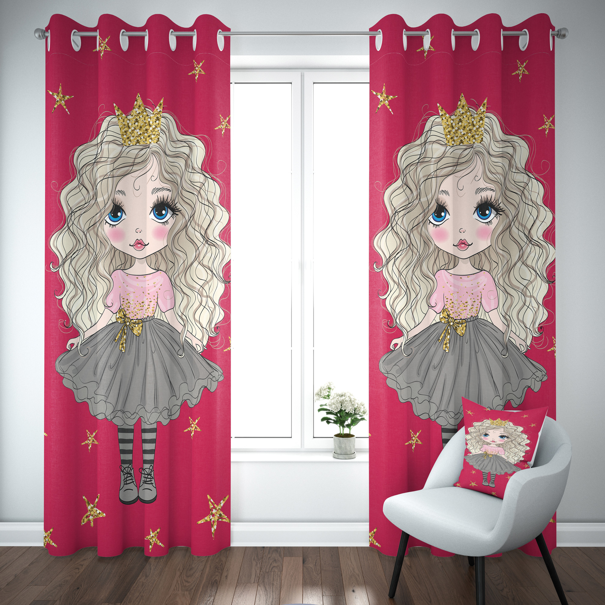 پرده مدل 1006 سایز 140×280 سانتی متر 