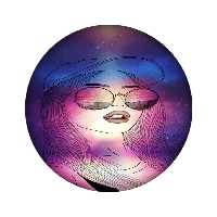 زیر لیوانی مدل دختر کد 1835