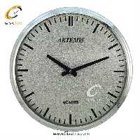 ساعت دیواری اورجینال آرتمیس آلیاژ فلزی نقره ای| کد رفرنس 12737، مدل: 2025Silver