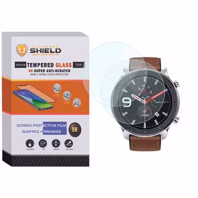 محافظ صفحه نمایش آلتیمیت شیلد مدل SH-UL مناسب برای ساعت هوشمند امیزفیت GTR 47mm بسته دو عددی