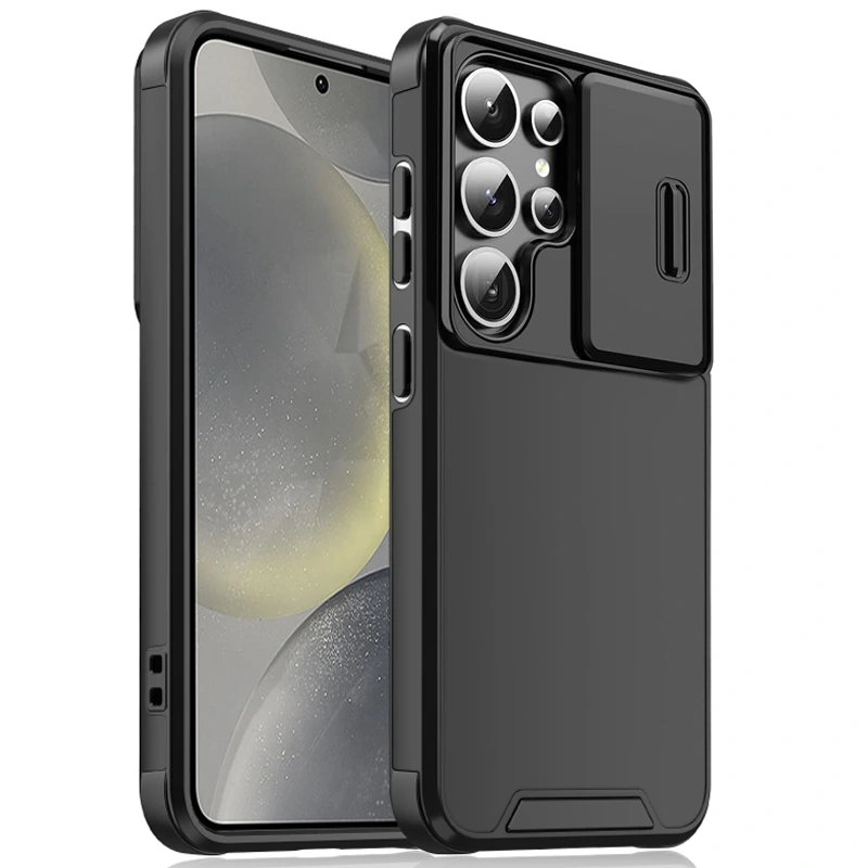 قاب گوشی ایربگ دار اسلاید کمرا مناسب برای موبایل Samsung Galaxy S25 Ultra