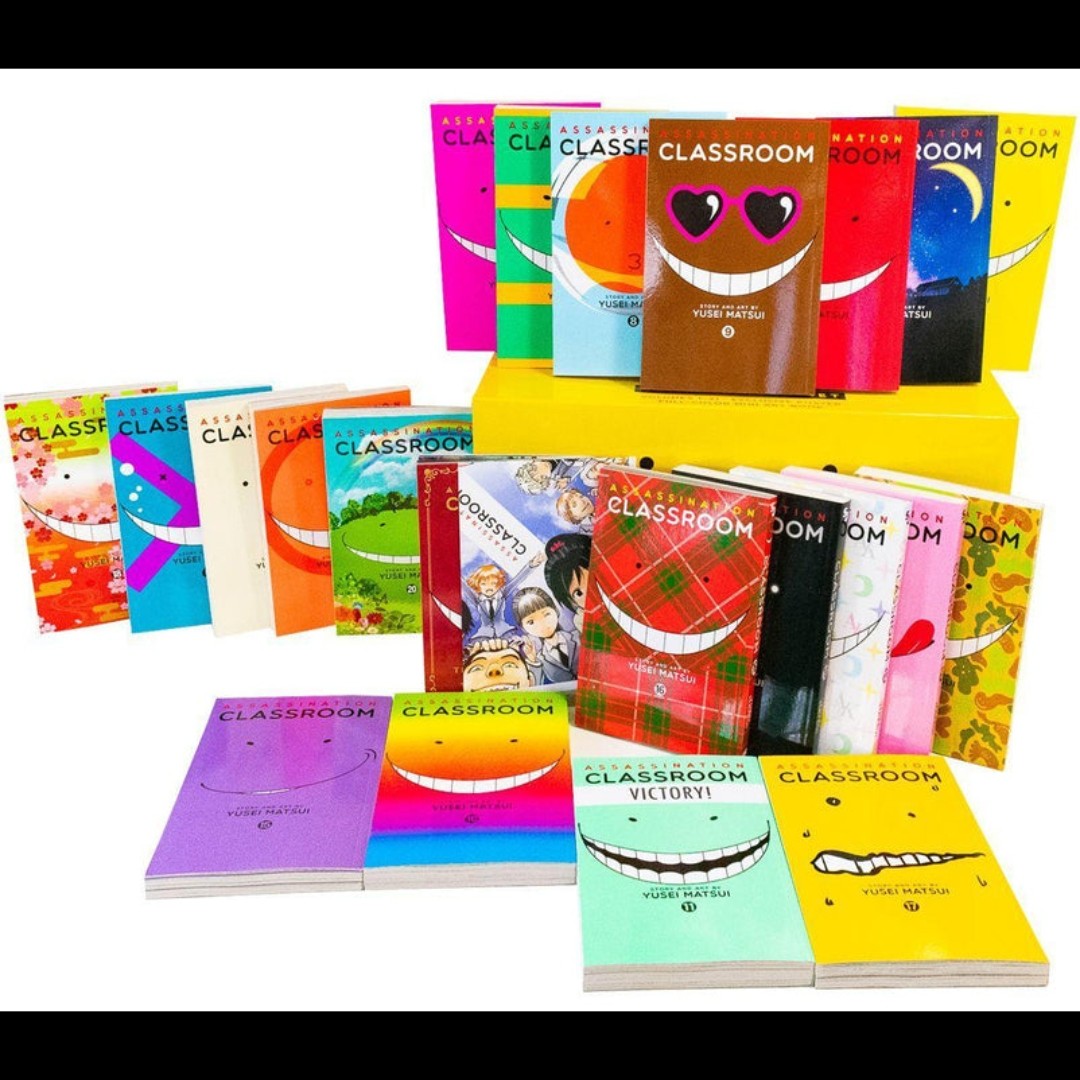 مانگا assassination classroom (کلاس ترور) از جلد 1تا 21 به زبان انگلیسی 
