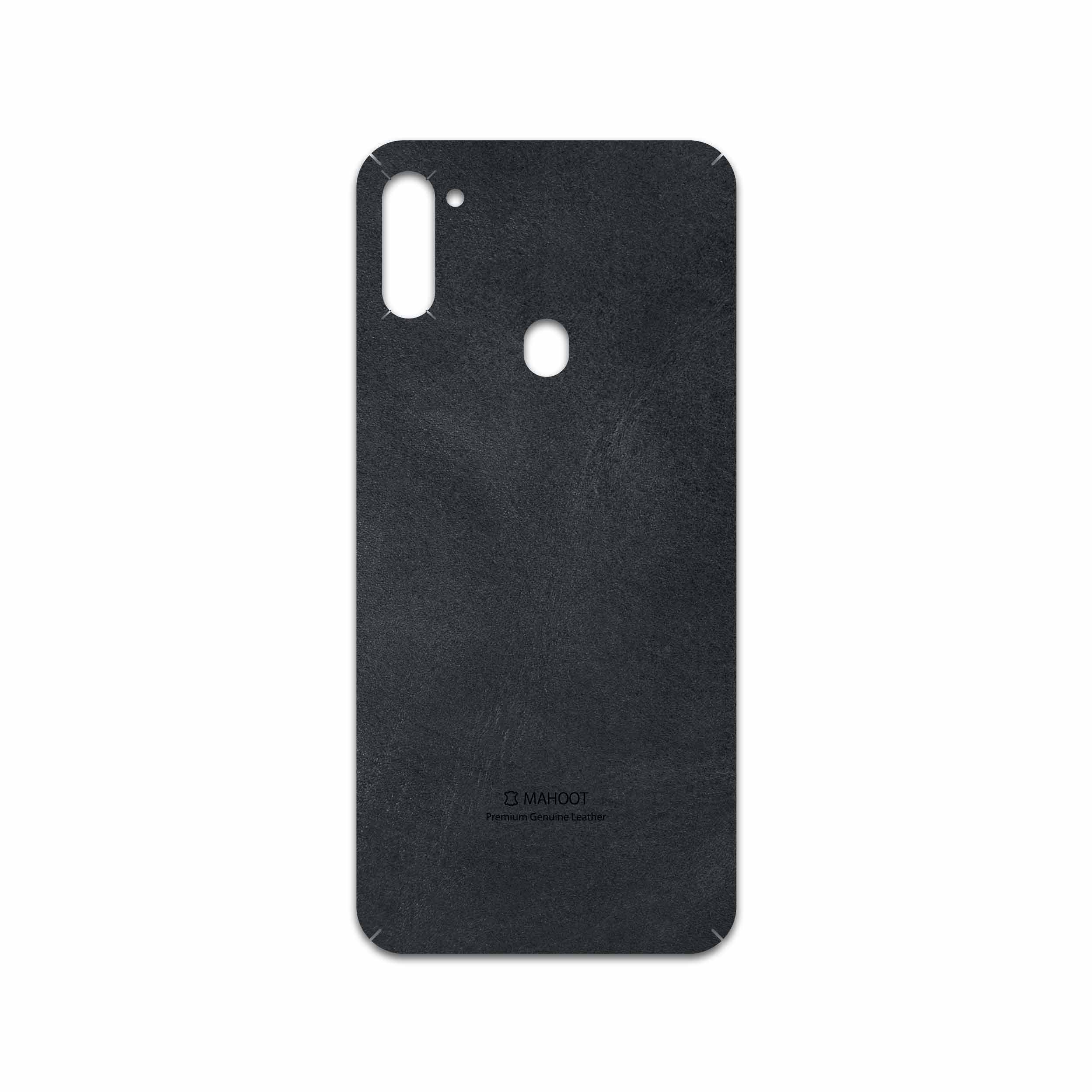برچسب پوششی ماهوت مدل Graphite Buffalo Leather مناسب برای گوشی موبایل سامسونگ Galaxy A11