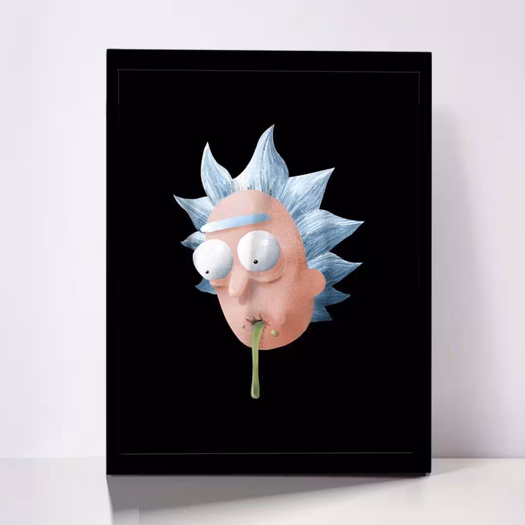 تابلو مدل Rick &amp; Morty کد F-1051