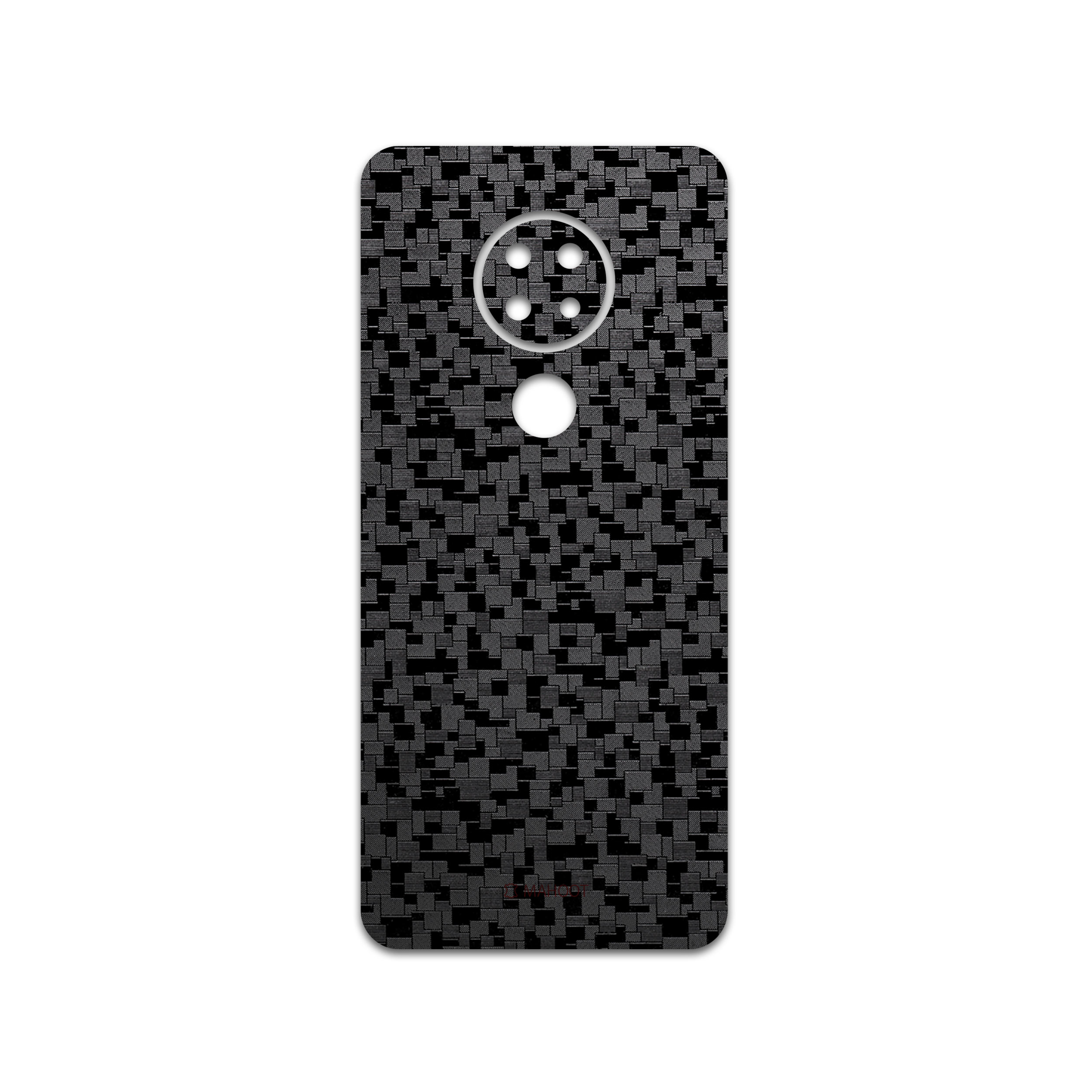 برچسب پوششی ماهوت مدل Black-Silicon مناسب برای گوشی موبایل نوکیا 6.2