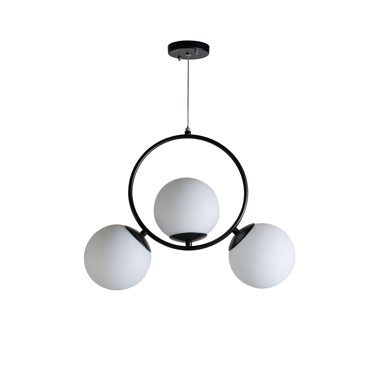 لوستر سه شعله چشمه نور کد A1255/3-WT