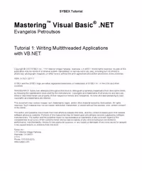 خرید و دانلود نسخه کامل کتاب Mastering Visual Basic .NET