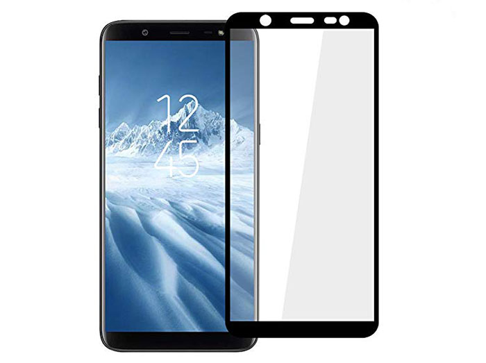 محافظ صفحه نمایش شیشه ای تمام چسب سامسونگ Full Glass TT Screen Protector Samsung Galaxy J8