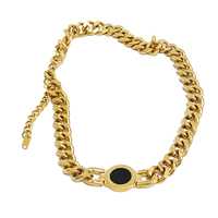 دستبند/گردنبند بولگاری طلایی رنگ ثابت