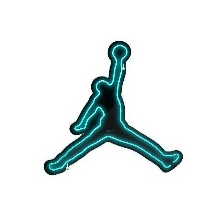 چراغ دیواری نئون دیزاین طرح Jordan-BL_TBL