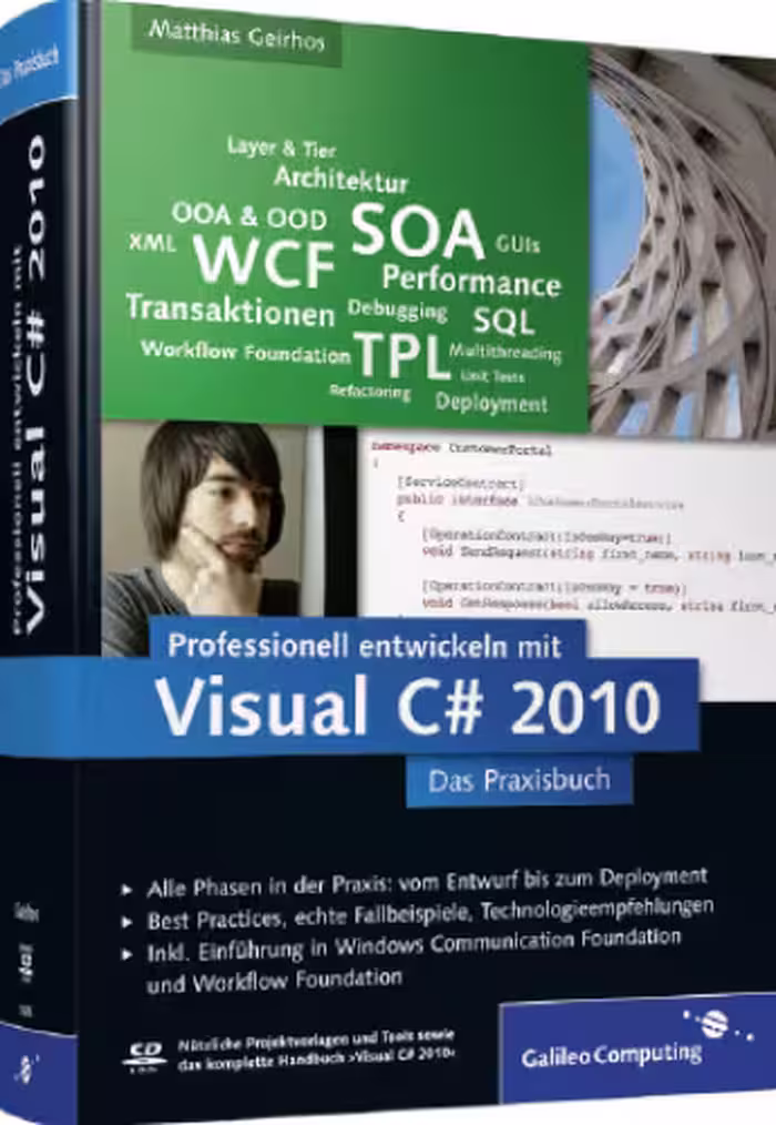 خرید و دانلود نسخه کامل کتاب Professionell entwickeln mit Visual C# 2010