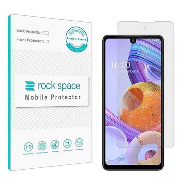 گلس ال جی (LG) K71 مدل نانو هیدروژل شفاف برند راک اسپیس کد S