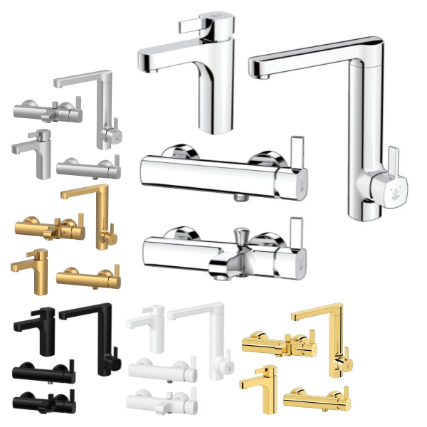 ست شیرآلات کاویان مدل ساتین