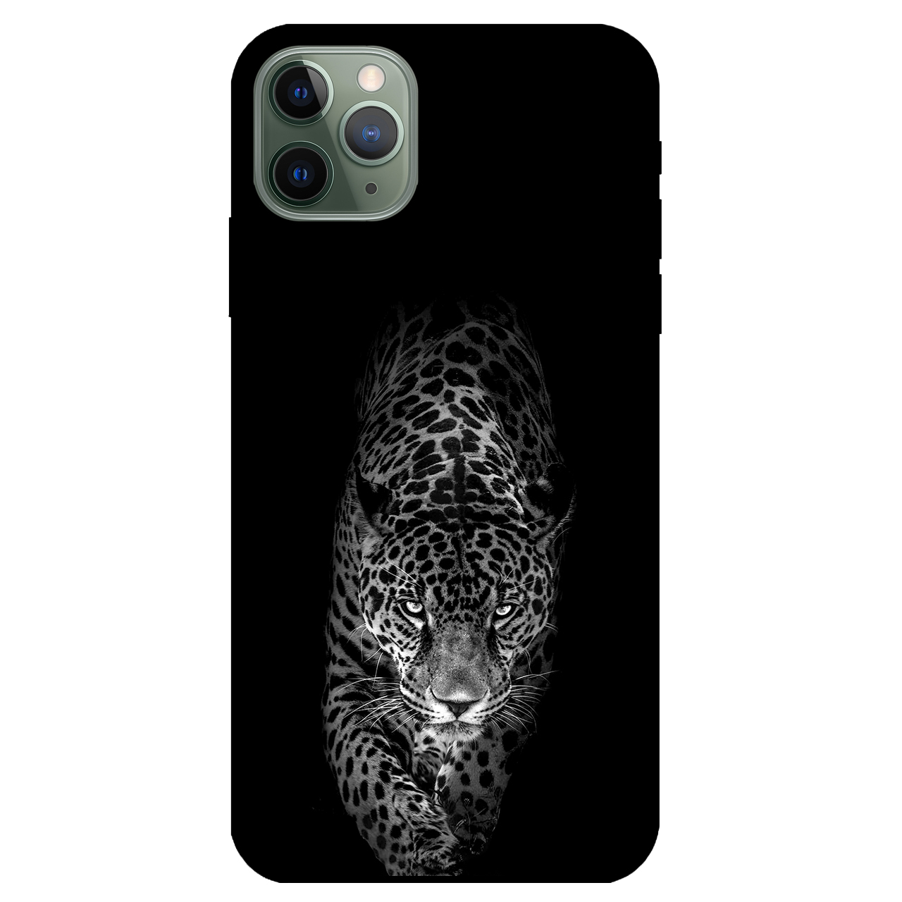 کاور مگافون طرح پلنگ مدل 1879 مناسب برای گوشی موبایل اپل Iphone 11 Pro