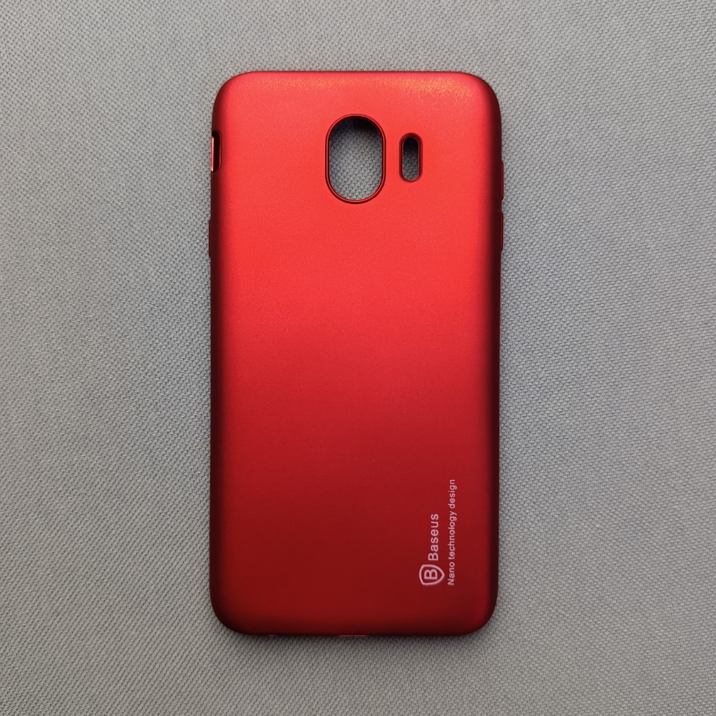 گارد  -  کاور  -  قاب ژله ای رنگ قرمز مناسب برای سامسونگ Galaxy J4 2018