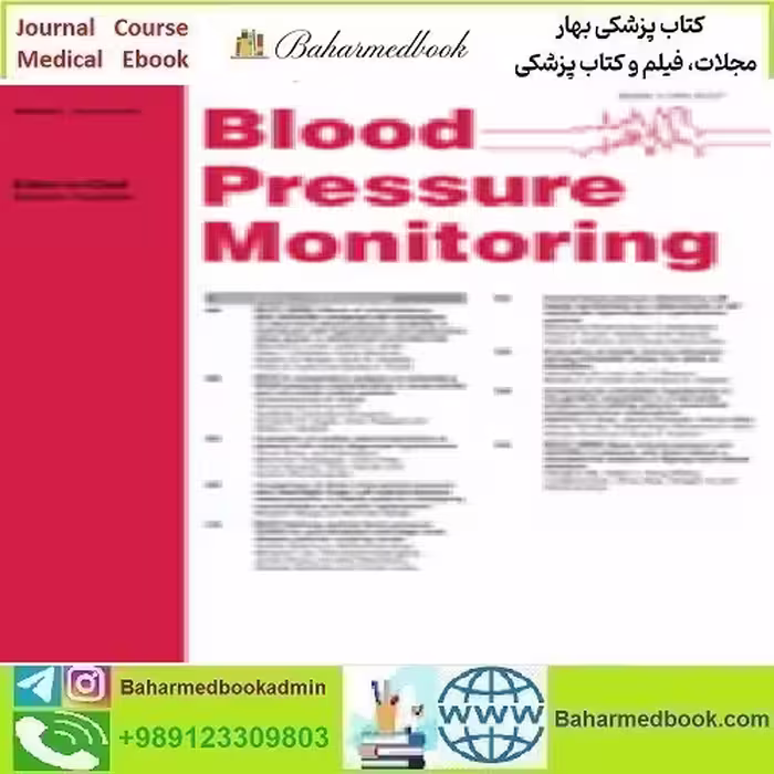 Blood Pressure Monitoring Volume 28 1 to 6 2023 TRUE