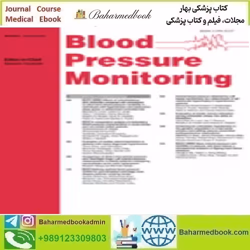 Blood Pressure Monitoring Volume 28 1 to 6 2023 TRUE
