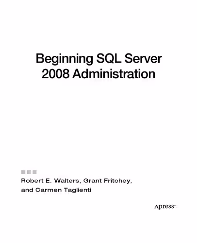 خرید و دانلود نسخه کامل کتاب Beginning SQL Server 2008 Administration