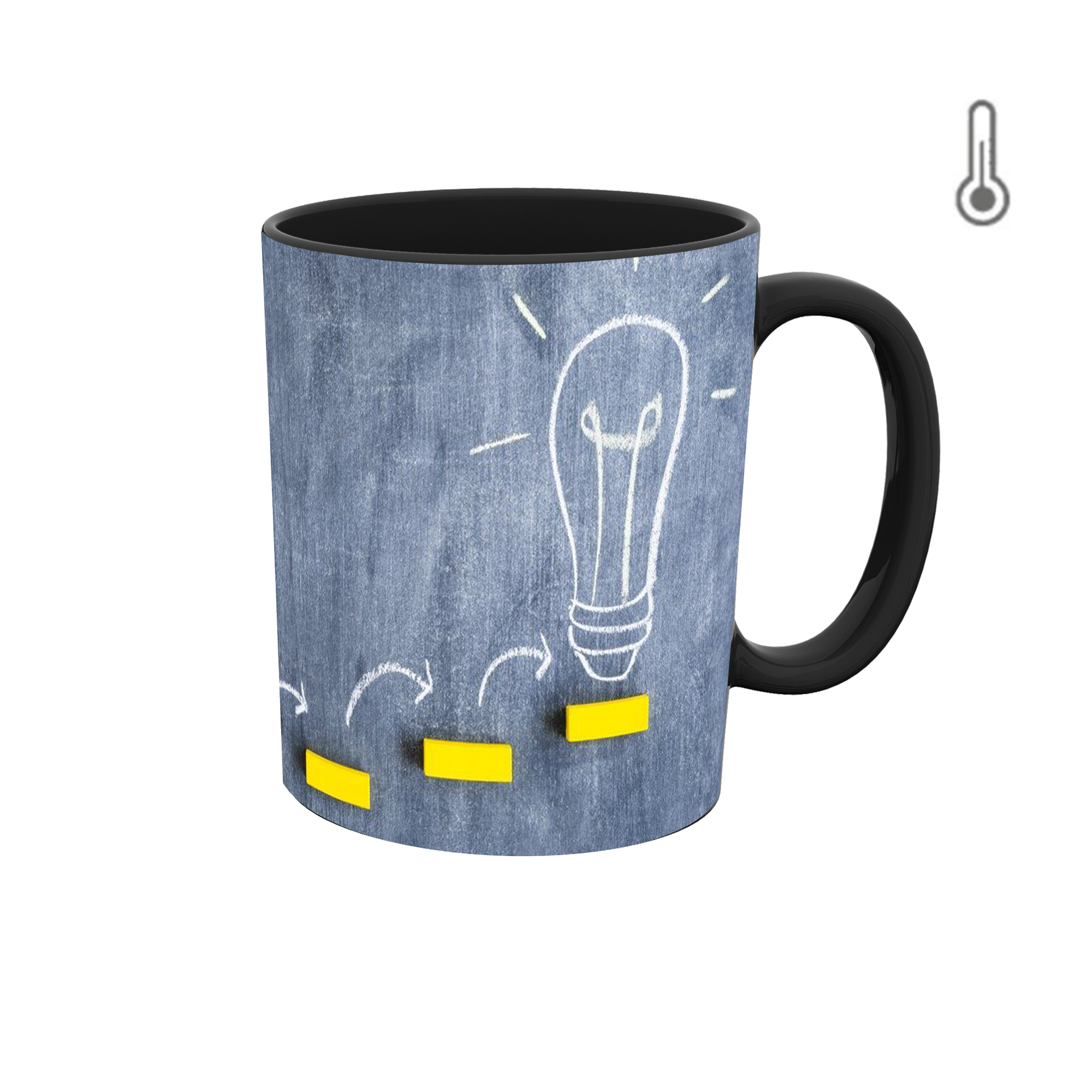 ماگ حرارتی طرح گرافیکی لامپ