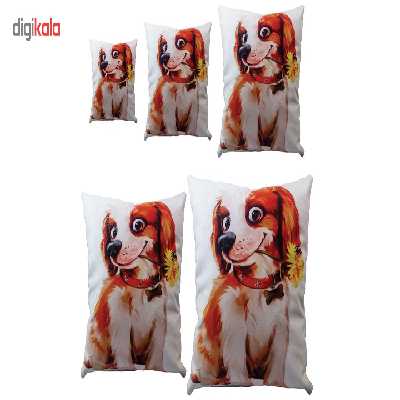 کوسن رنس کد S5-10045 مجموعه 5 عددی کوچک تا بزرگ