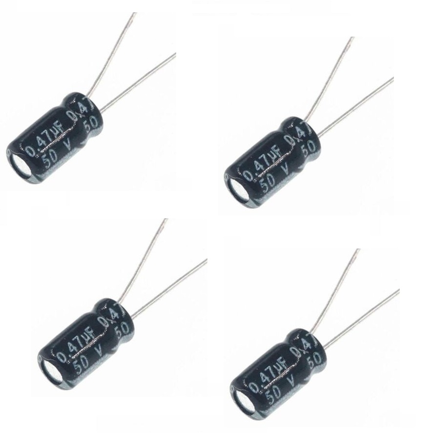 خازن الکترولیت 0.47 میکروفاراد مدل TK 50V بسته 4 عددی