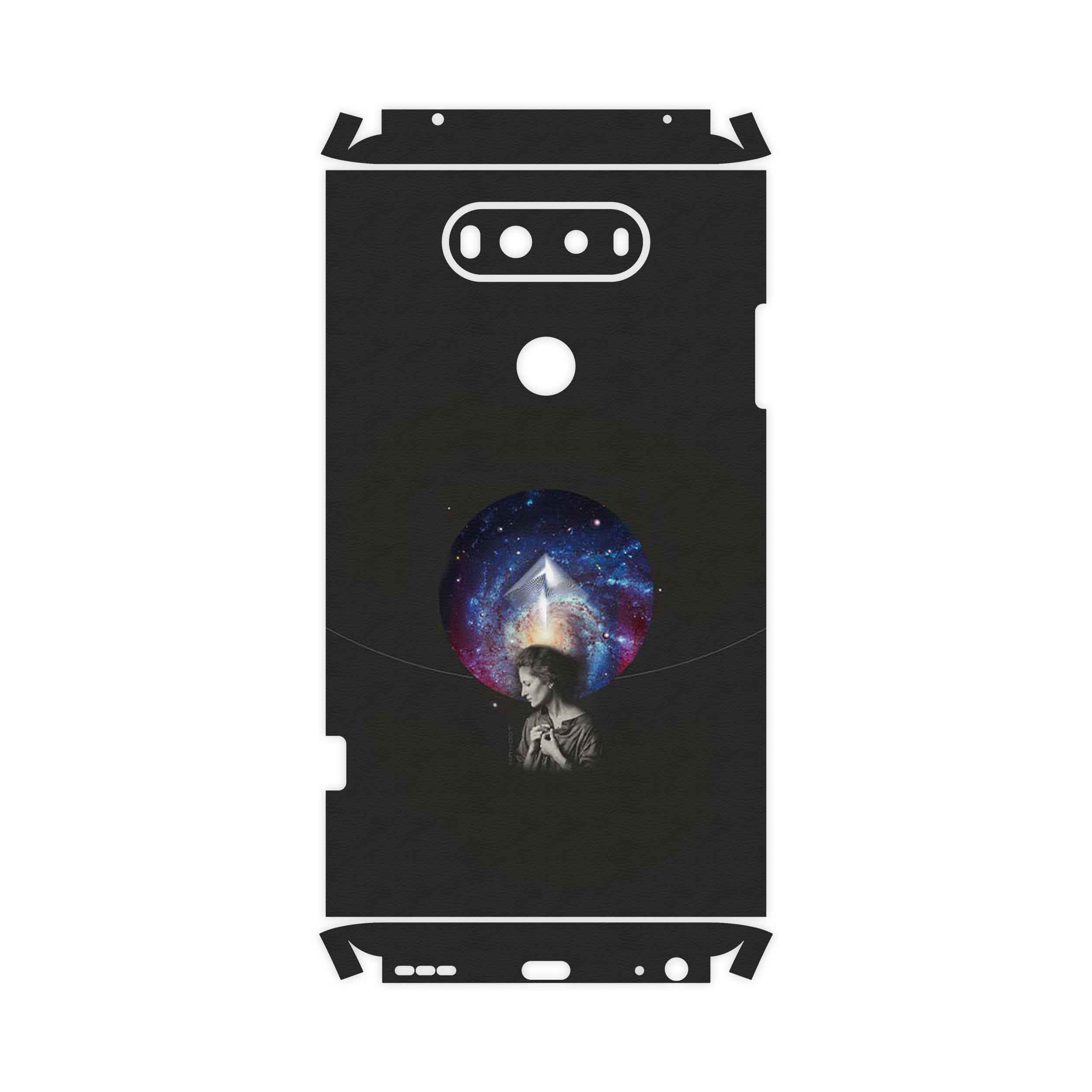 برچسب پوششی ماهوت مدل Collage of surreal Portrait of Women 3-FullSkin مناسب برای گوشی موبایل ال جی V20