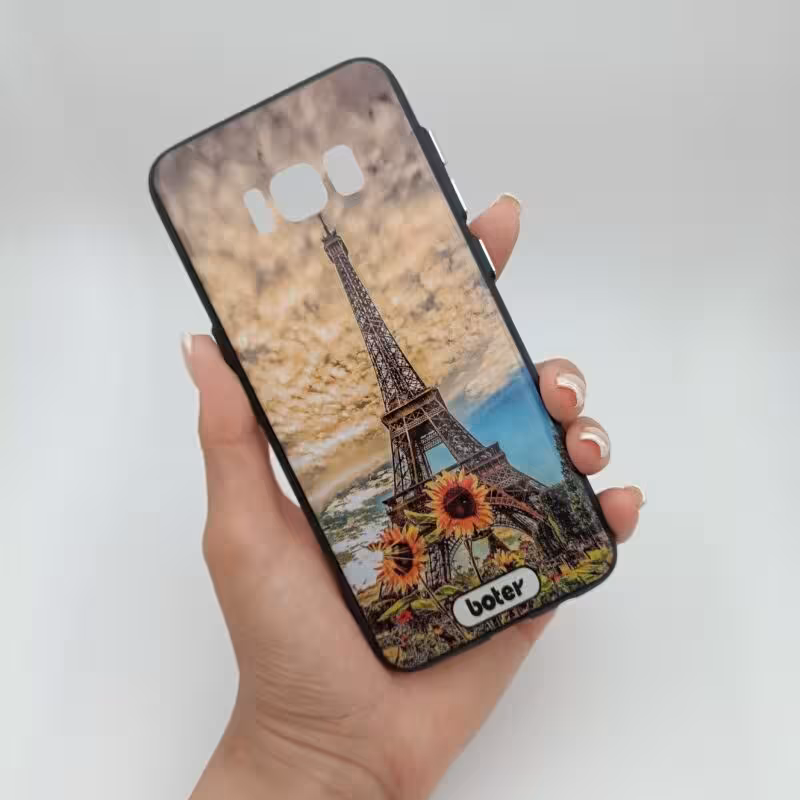 قاب گوشی Galaxy S8 سامسونگ طرح برجسته برج ایفل کد 16758
