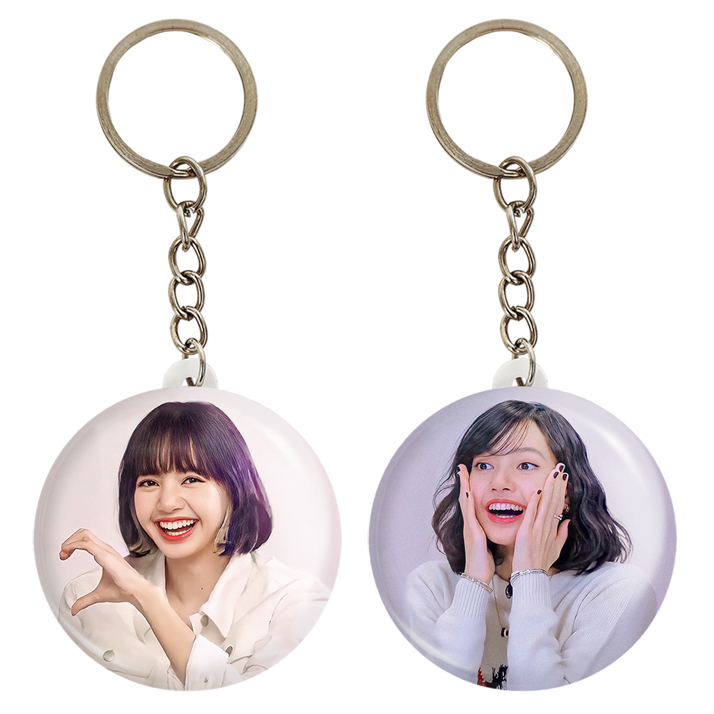 جاکلیدی خندالو مدل لیسا گروه بلک پینک کد 36193620 مجموعه 2 عددی