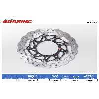 تجهیزات ترمز موتورسیکلت HONDA X ADV 750 WAVE FRONT BRAKE DISK RIGHT 2017 2025 Braking